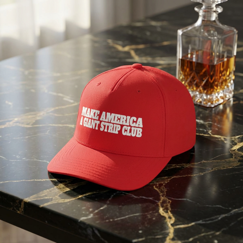 Make America a Giant Strip Club Red Baseball Cap